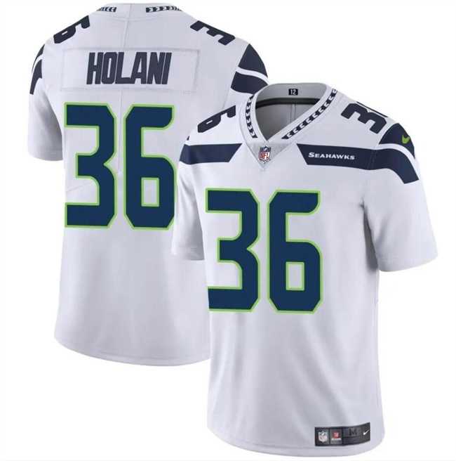 Men & Women & Youth Seattle Seahawks #36 George Holani White Vapor Limited Football Stitched Jersey->seattle seahawks->NFL Jersey
